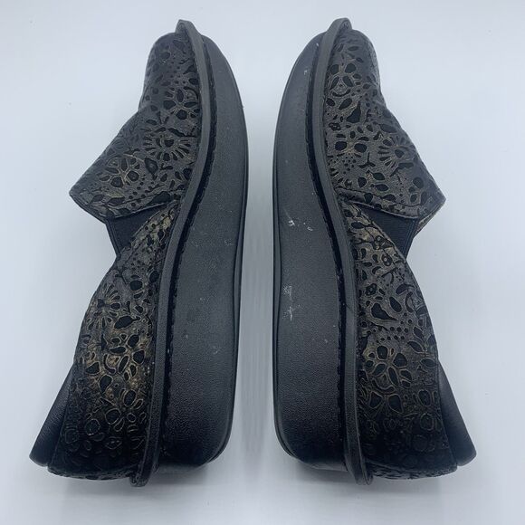 Alegria Black Delicut Leather Debra Pro Comfort Shoes EU 38 US 8-8.5 - Picture 4 of 8
